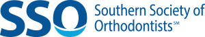 Logo of the Southern Society of Orthodontists, featuring the letters "SSO" and the organization's name in blue text.