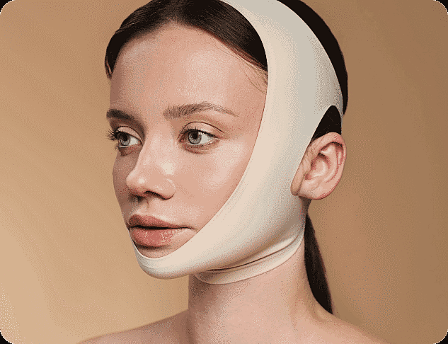 Side profile of a woman preparing for jaw surgery as part of orthodontic care at Paige Orthodontics in Kingwood, TX
