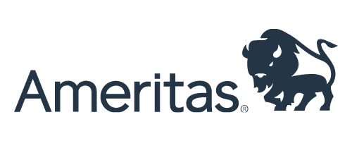 Ameritas logo and stylized bison graphic, representing Ameritas in Kingwood TX.